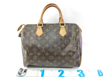 LOUIS VUITTON Monogram Vuitton Monogram Speedy 30 Handbag