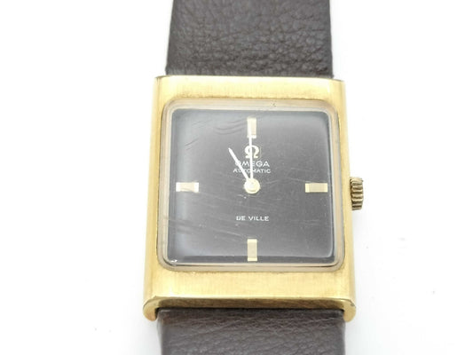 OMEGA Deville Hand-Wound Brown Dial Immovable Women's Watch