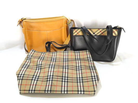 BURBERRY 3-piece bag