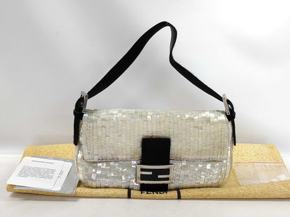 FENDI Fendi Sequin Mamma Bucket Handbag Shoulder Bag