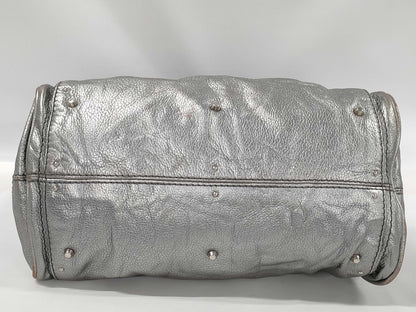 Chloe Paddington Silver Padlock Handbag