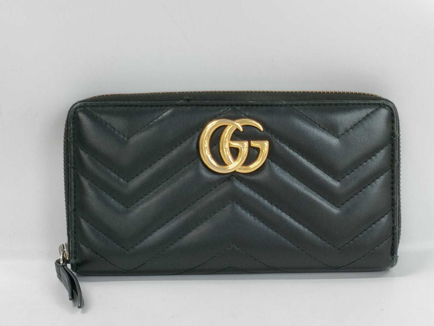 GUCCI GUCCI Black 443123 Long Wallet