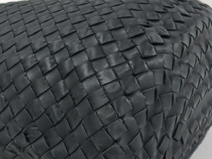 BOTTEGA VENETA Bottega Veneta Dark Navy Intrecciato Handbag