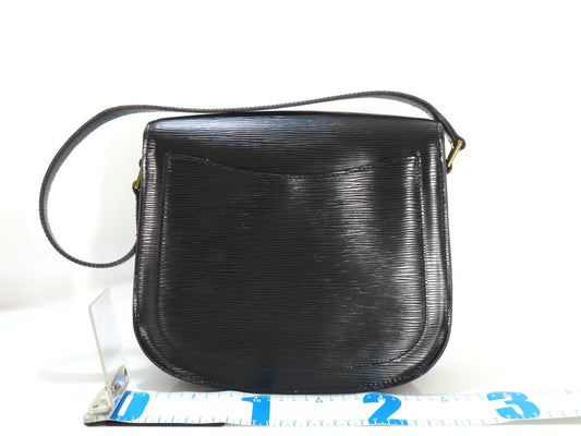 LOUIS VUITTON Epi LOUIS VUITTON Saint-Cloud Epi/Noir Shoulder Bag