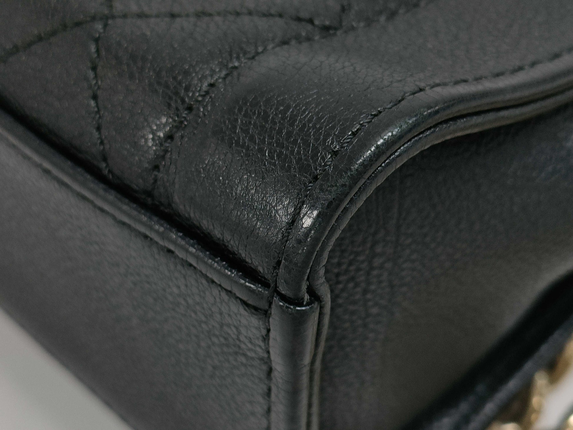 CHANEL CHANEL 2-Way Shoulder Bag, Calfskin/Black/GD