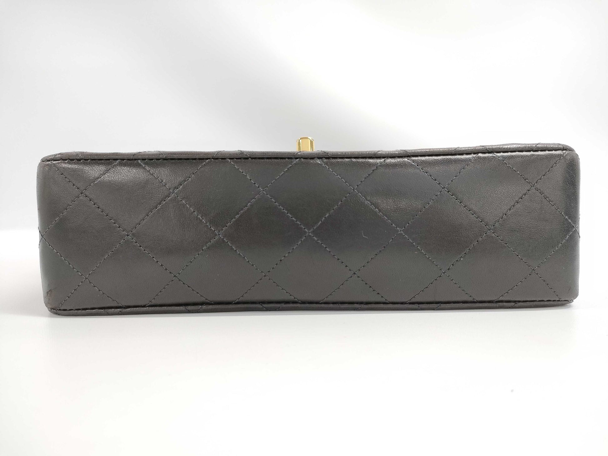 CHANEL CHANEL Matelasse 23 Double Flap/Lamb/Black/GD/5 Series Shoulder Bag