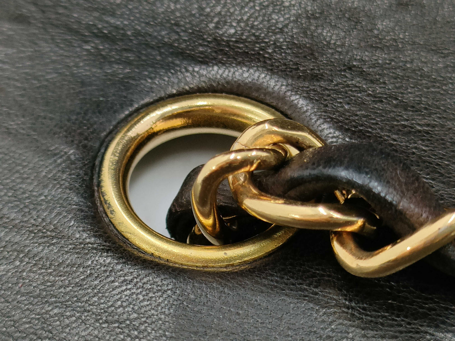 CHANEL CHANEL Diana 22 Lamb/Black/GD/2nd Series Shoulder Bag