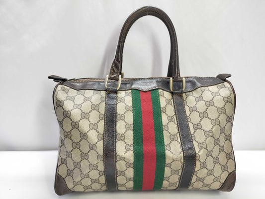 GUCCI GG Supreme GUCCI GG Supreme Sherry Boston Bag Handbag