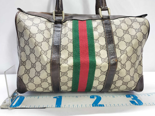 GUCCI GG Supreme GUCCI GG Supreme Sherry Boston Bag Handbag