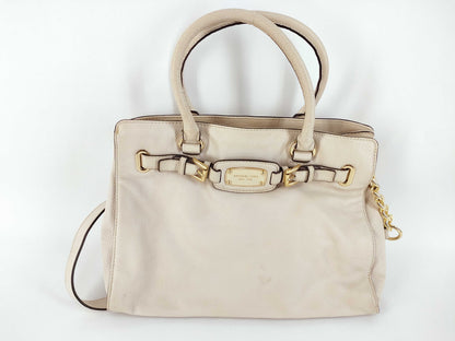 Michael Kors Mark Jacobs 2way Grain Leather White Handbag