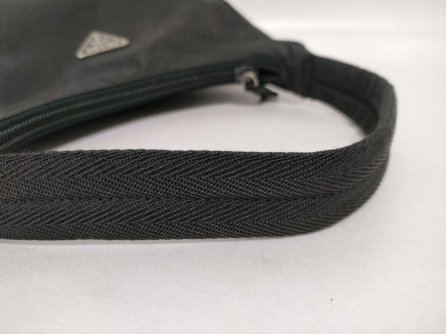 PRADA Nylon Prada Handbag Black Handbag