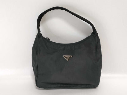 PRADA Nylon Prada Handbag Black Handbag