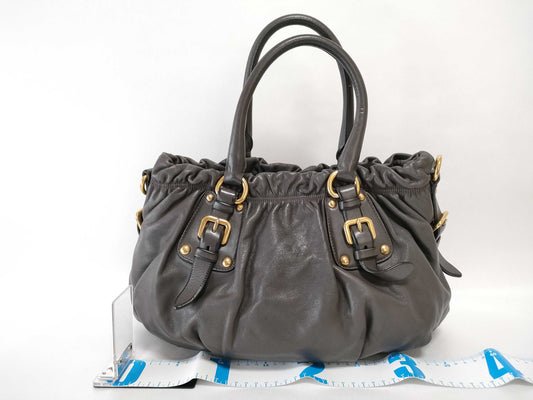 PRADA Tote Bag Brown Handbag
