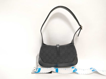 GUCCI GG Canvas Gucci GG Canvas Jackie Handbag Black Shoulder Bag