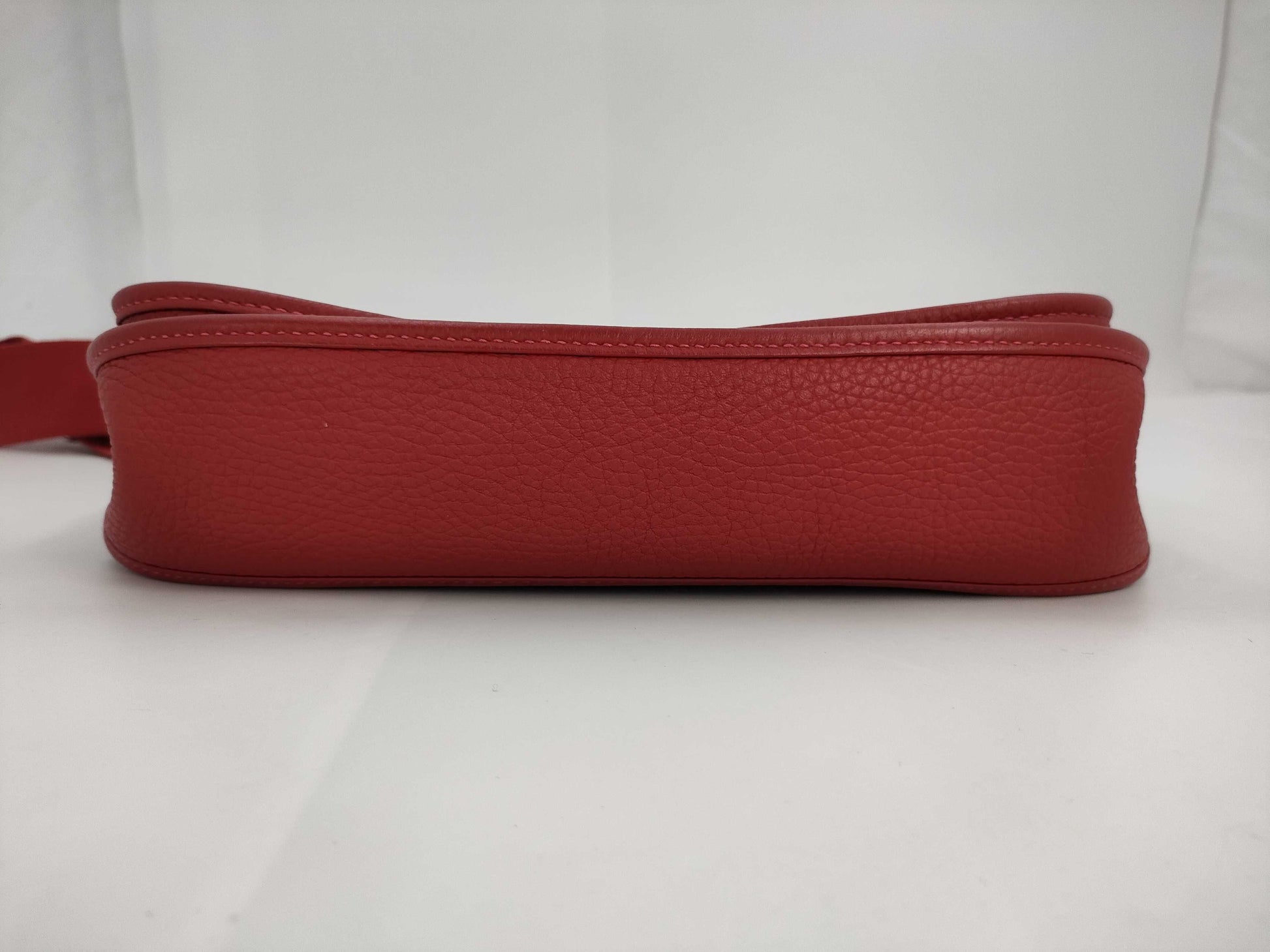 HERMES Evelyn Shoulder Bag Red Bag