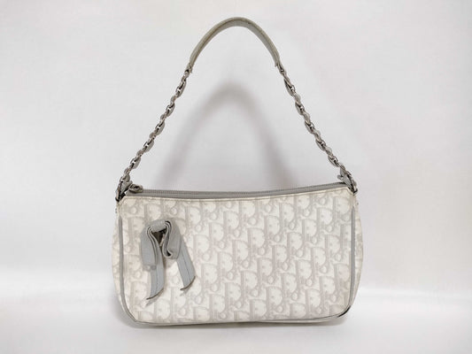 Dior Trotter Christian Dior Trotter Handbag White Handbag