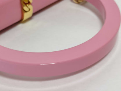GUCCI Gucci Chain Shoulder Bag Handbag Pink Sylvie Handbag