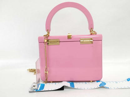 GUCCI Gucci Chain Shoulder Bag Handbag Pink Sylvie Handbag