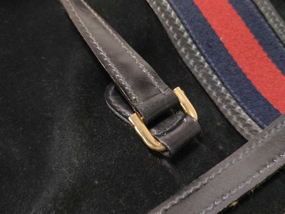 GUCCI Gucci Sherry Tote Bag Navy Handbag