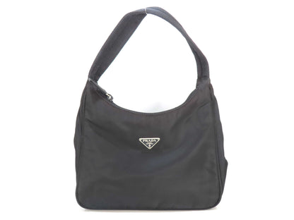 PRADA Nylon Prada Handbag Black Handbag
