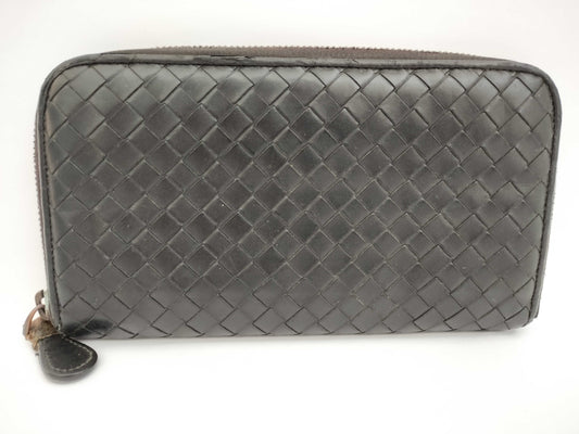BOTTEGA VENETA Intrecciato Wallet Black