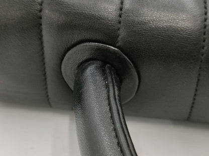 CHANEL Mademoiselle Handbag Black Turnlock Handbag