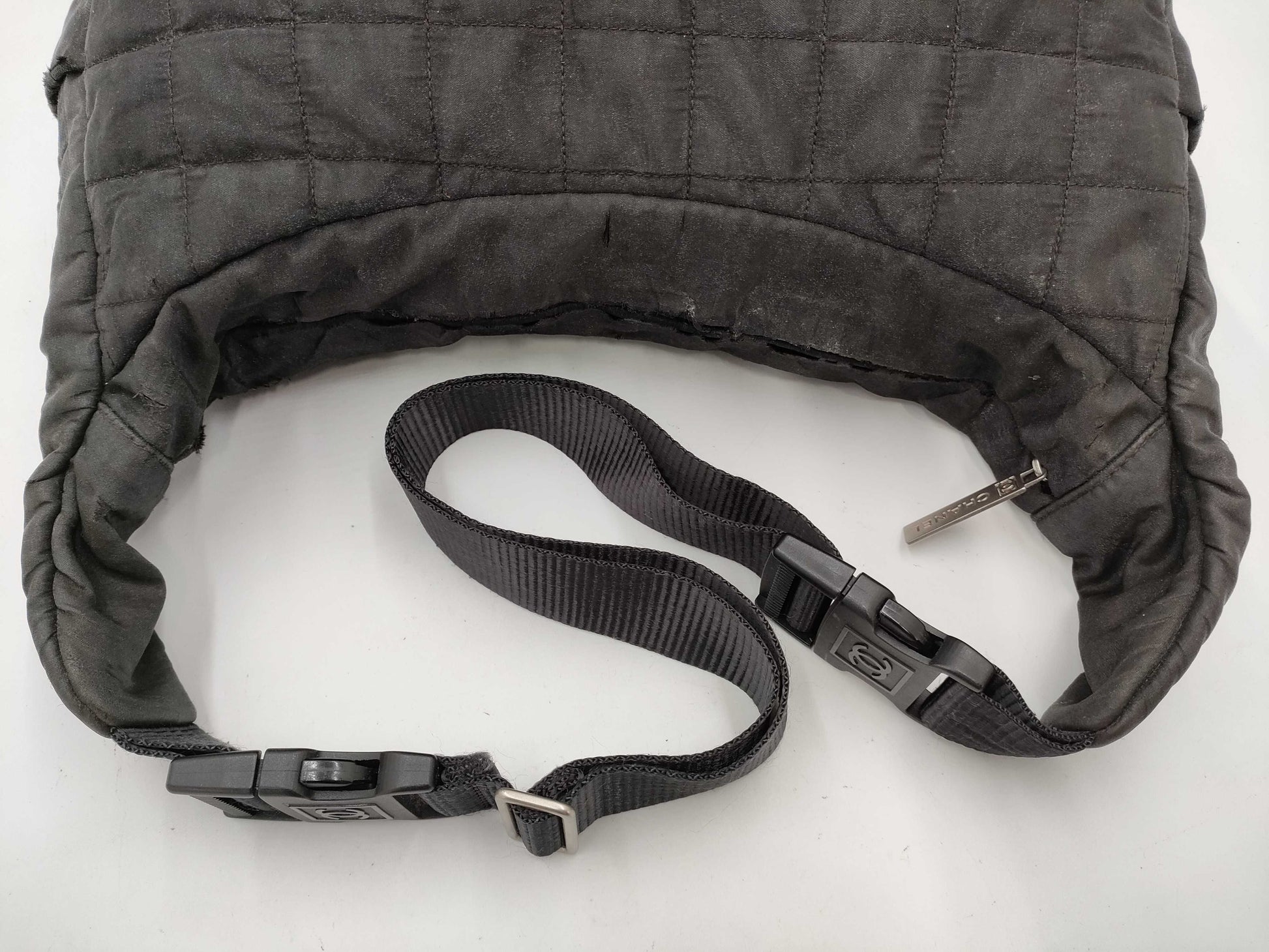 CHANEL Chocobar Sport Shoulder Bag, Black