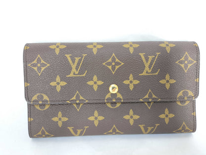 LOUIS VUITTON Monogram Louis Vuitton Monogram Porto Tresol International M61215 Wallet