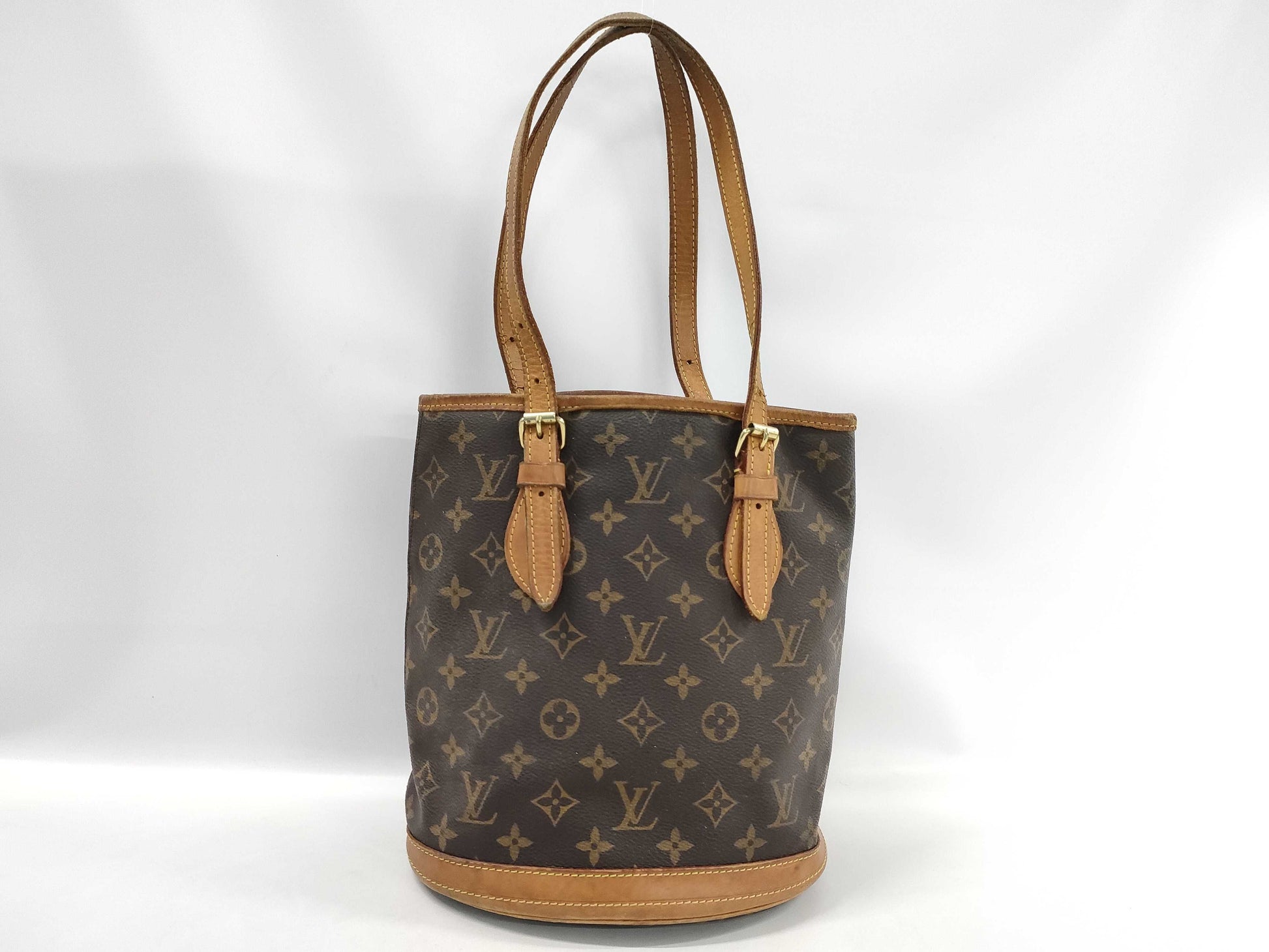 LOUIS VUITTON Louis Vuitton Bucket PM Handbag Tote Bag