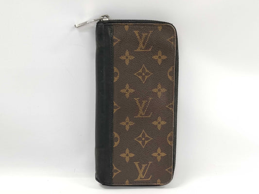 LOUIS VUITTON Macassar Zippy Vertical Long Wallet