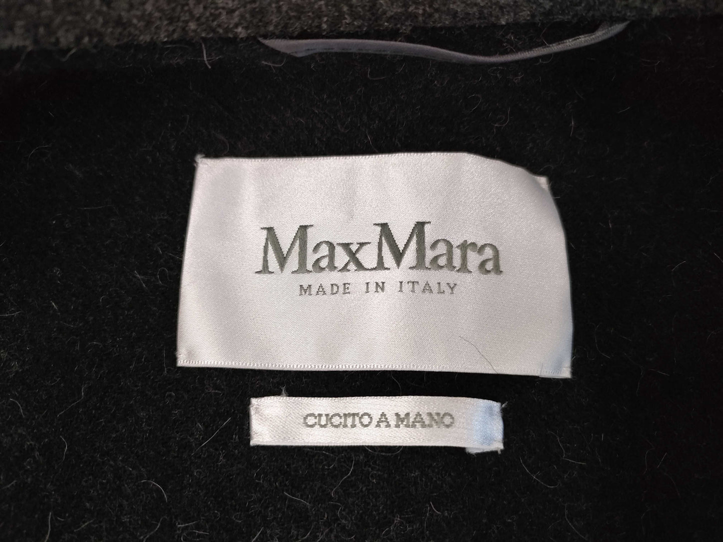 MaxMara White Tag Cutietoamano Alpaca Double-Breasted Jacket, Size 42, Coat