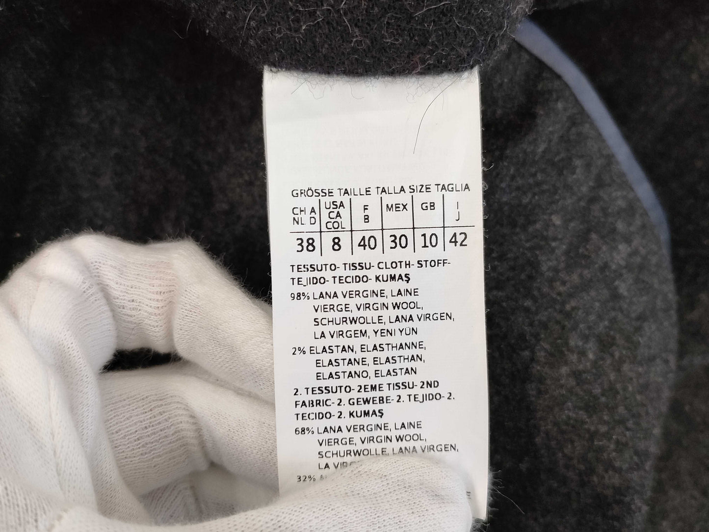 MaxMara White Tag Cutietoamano Alpaca Double-Breasted Jacket, Size 42, Coat