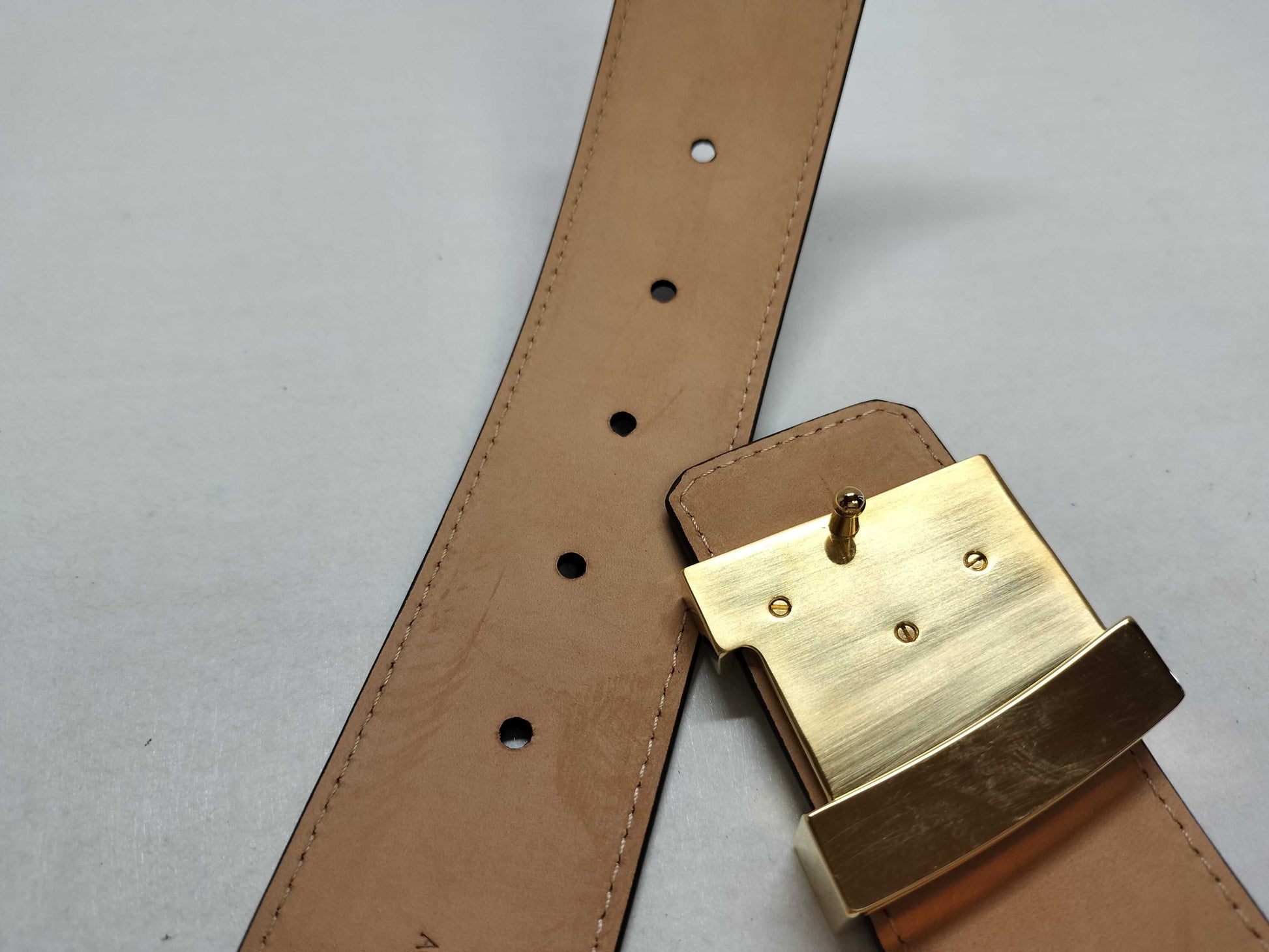 LOUIS VUITTON Monogram Louis Vuitton Belt Size 105 Belt