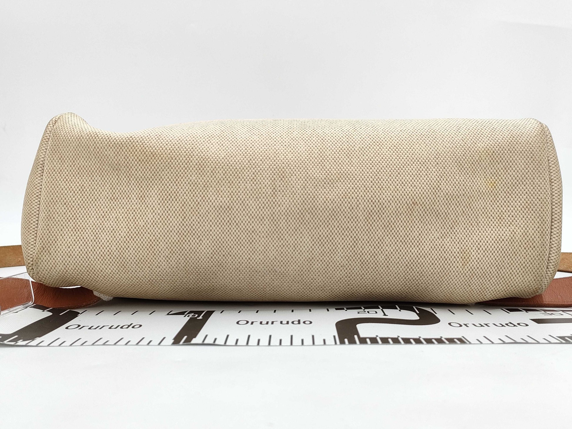 HERMES Ale Bag Ad/Canvas/□D Engraved Rucksack