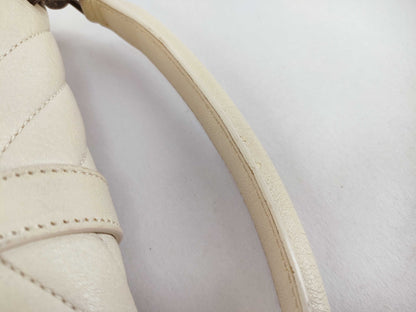 Yves Saint Laurent Satchel / V-Stitch / White Handbag