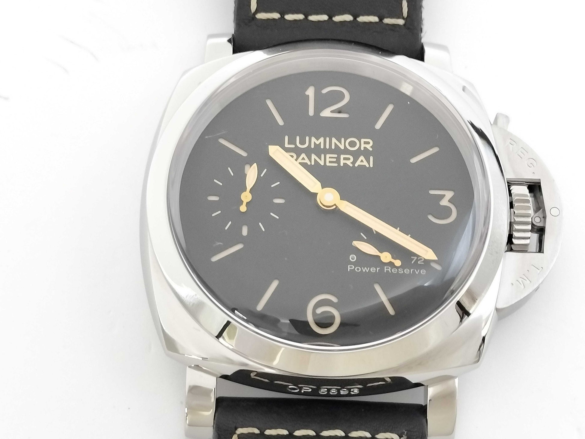 PANERAI Luminor Power Reserve PAM00423 OP6893 BB1535283 O0397/2000 Hand-Wound Black Dial Men's Watch