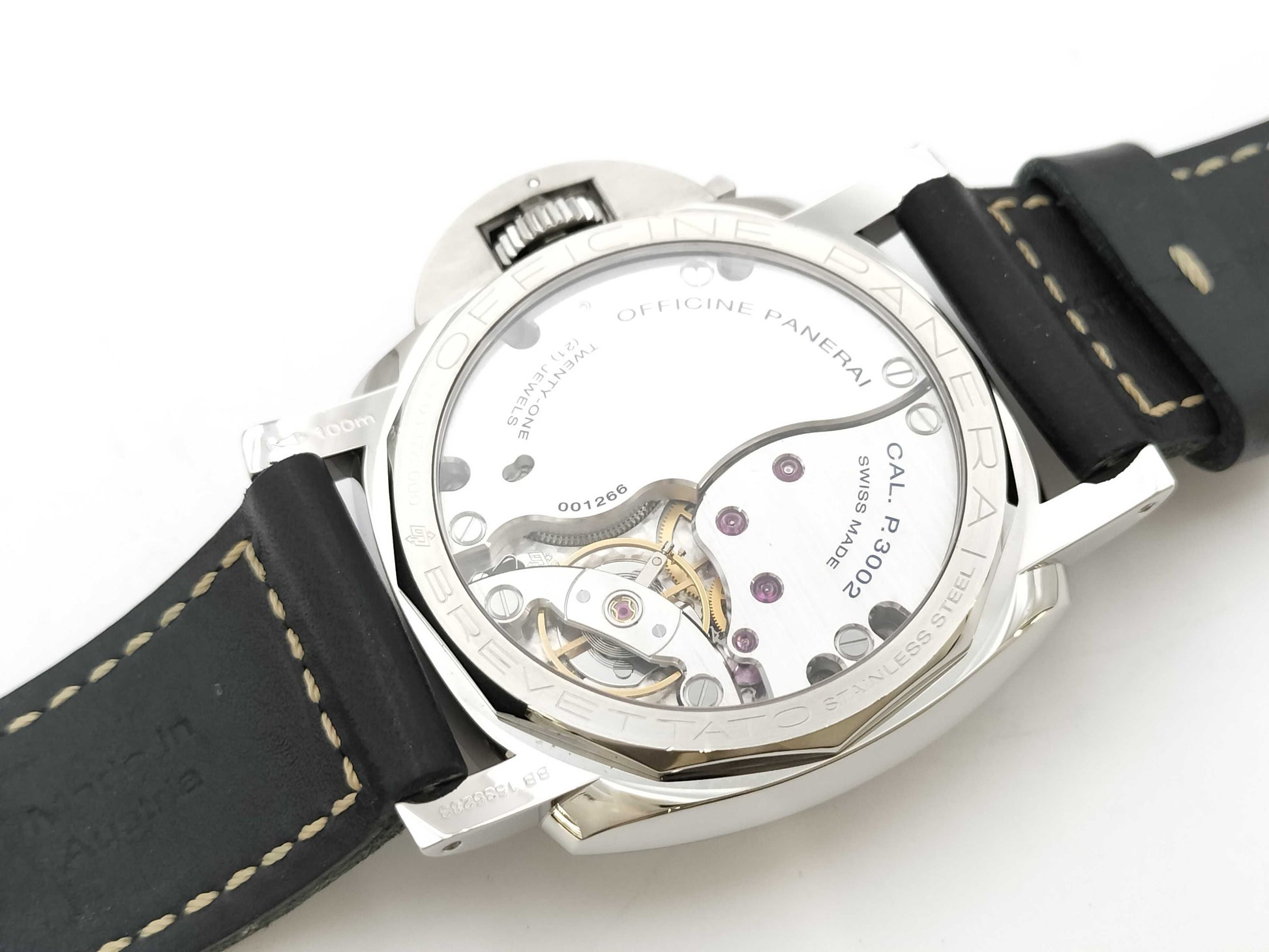 PANERAI Luminor Power Reserve PAM00423 OP6893 BB1535283 O0397/2000 Hand-Wound Black Dial Men's Watch