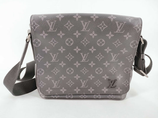 LOUIS VUITTON Damier District PM/Monogram Eclipse/M44000/RFIC Shoulder Bag