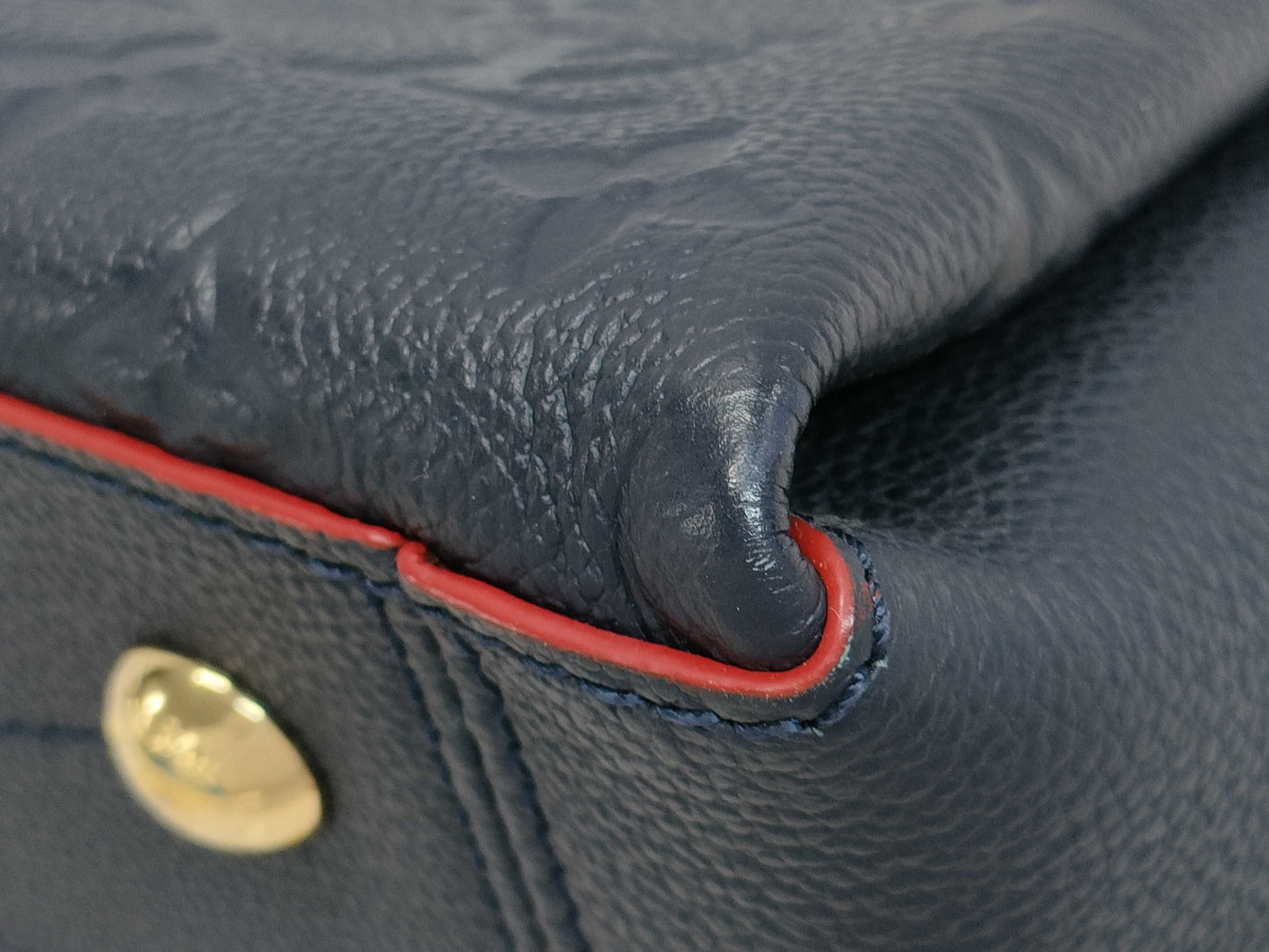 LOUIS VUITTON Surenne BB/Monogram Empreinte/Marine Rouge/M43750/CA4179 Shoulder Bag