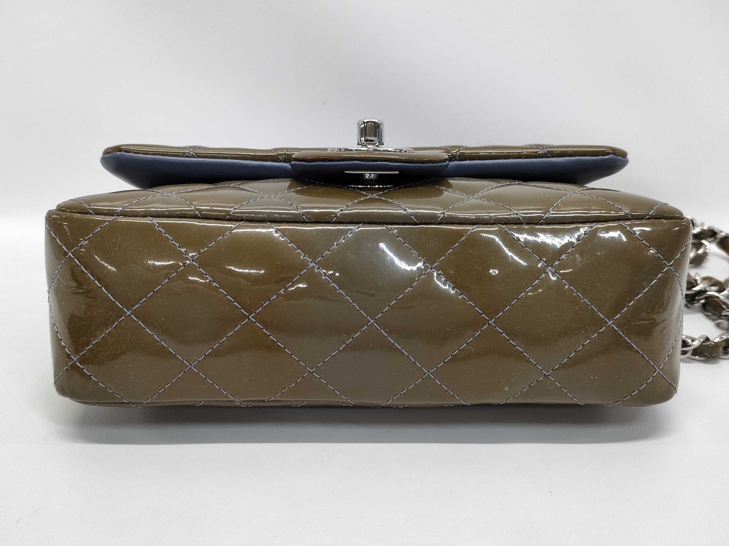 CHANEL Chain Shoulder Bag/Mini Matelasse 20/Patent Leather/16019885 Shoulder Bag