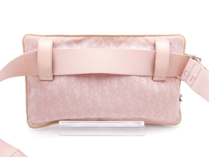 Dior Trotter Pattern Logo Charm Waist Bag