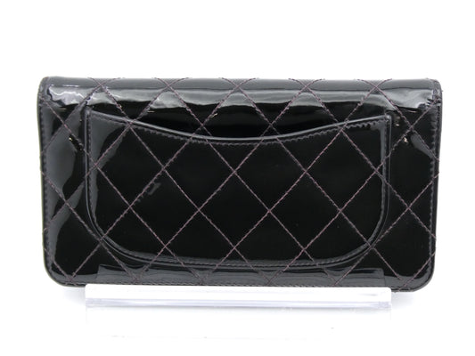 CHANEL Matelasse Coco Mark Enamel Bifold Wallet