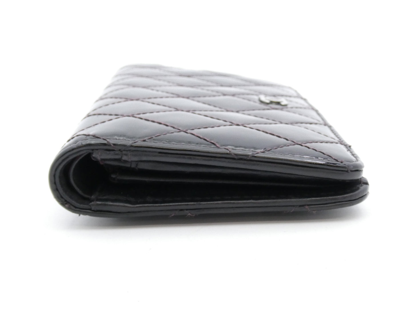 CHANEL Matelasse Coco Mark Enamel Bifold Wallet