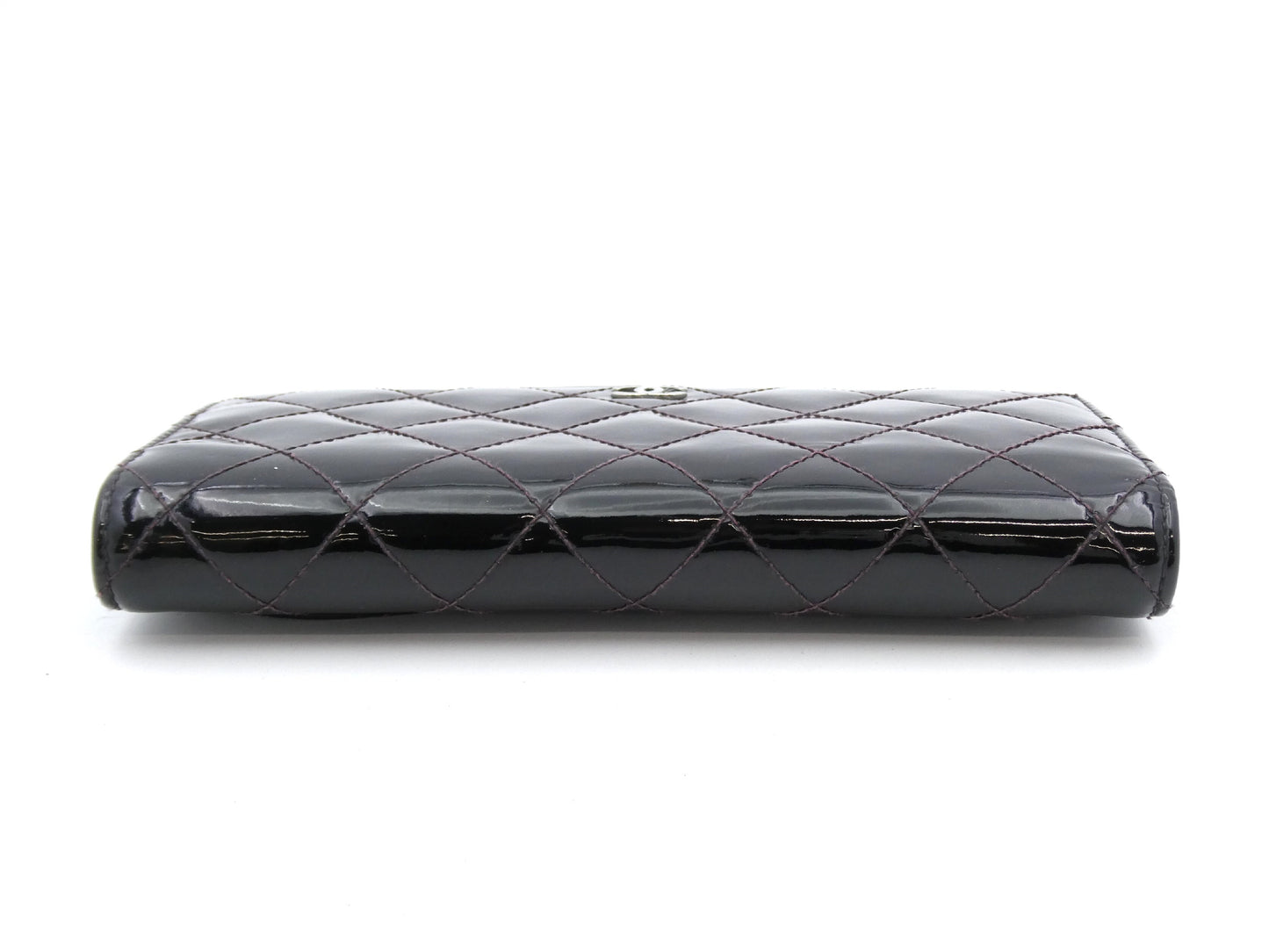 CHANEL Matelasse Coco Mark Enamel Bifold Wallet