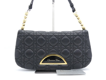 Dior Cannage Marispearl Leather Shoulder Bag