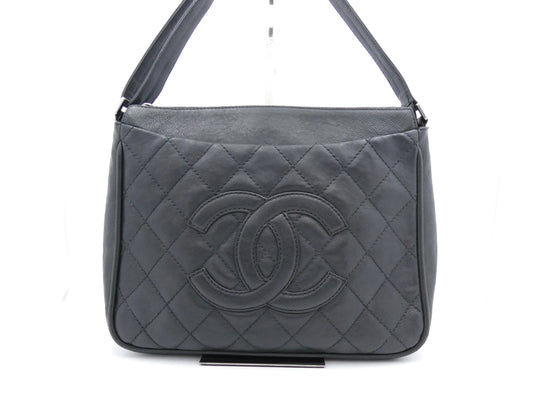 CHANEL Matelasse Deka Coco Mark Shoulder Bag