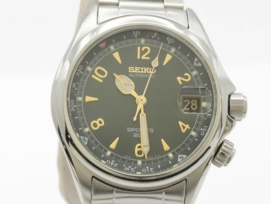 SEIKO 4S15-6010 771329 Khaki Dial Automatic Boys Watch