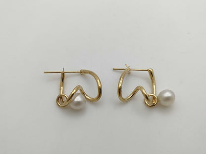 TASAKI Pearl Diameter Approx. 5.5mm/5.6mm K18 3.3g Earrings 