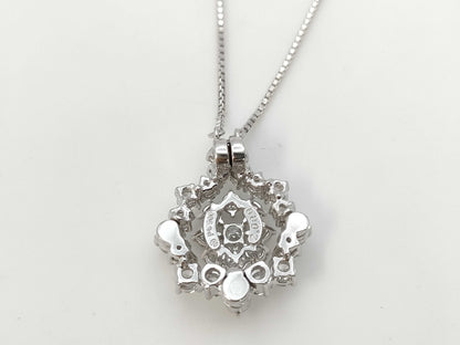 TASAKI D2.00ct Pt900/Pt850 11.7g Necklace 