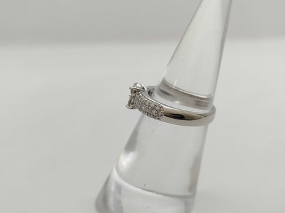 Ponte Vecchio D0.70ct K18WG 4.1g Ring 